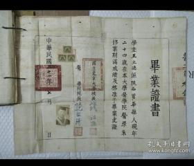 民国毕业证书（北京大学毕业证书）