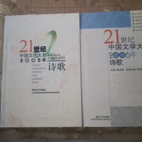 21世纪中国文学大系2002，2006，2008诗歌