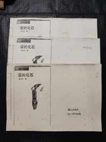 朱光天出版作品《爱的化石》三册合售