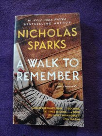 英文版NlCHOLAS SPARKS A WALK T0 REMEMBER