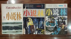 小说林1984年第3期、1985年第7期、1985年第9期，每册10元