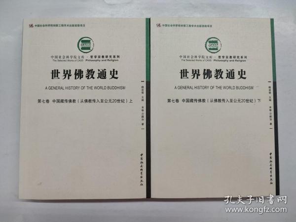 世界佛教通史·第七卷 中国藏传佛教（从佛教传入至公元20世纪）上下（一层）