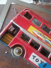 铁皮玩具双层巴士