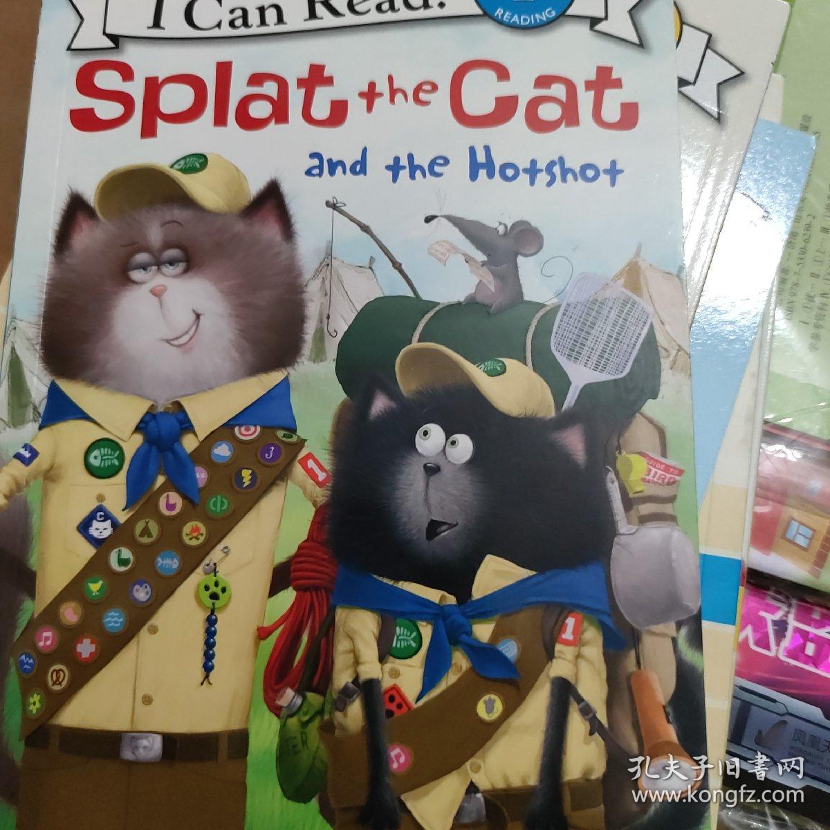 Splat the Cat and the Hotshot (I Can Read Level 1)小猫雷弟学射击