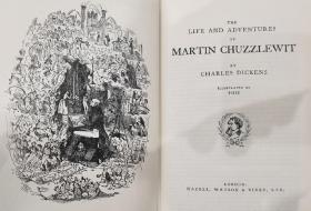 1930年左右 Works Of Charles Dickens 《狄更斯作品集》，16册全，25部作品，布面精装，英国伦敦出版，英文原版，内有大量版画插图
