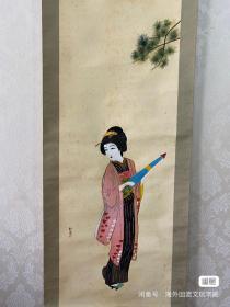 日本回流名家手绘仕女图