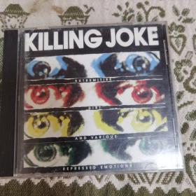 CD碟     KILLING JOKE EXTREMITIES 1990年 CD碟 1990年，乐队回到最佳状态，发行了出色的专辑<<Extremities,Dirt and Various Repressed Emotions>>，在这张专辑后，乐队解散。