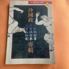 中华武术大观.1.沙国政专辑:八卦狮形掌、形意鸡形拳、武当八仙剑 16开