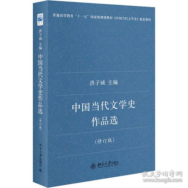 中国当代文学史作品选