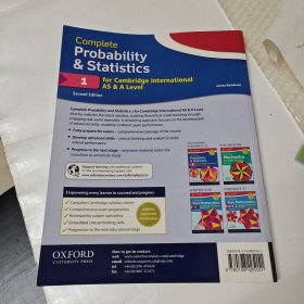 【英文原版】完全概率与统计学1 第二版 剑桥国际AS&A水平（Complete Probability & Statistics 1 for Cambridge International AS & A Level Second Edition）