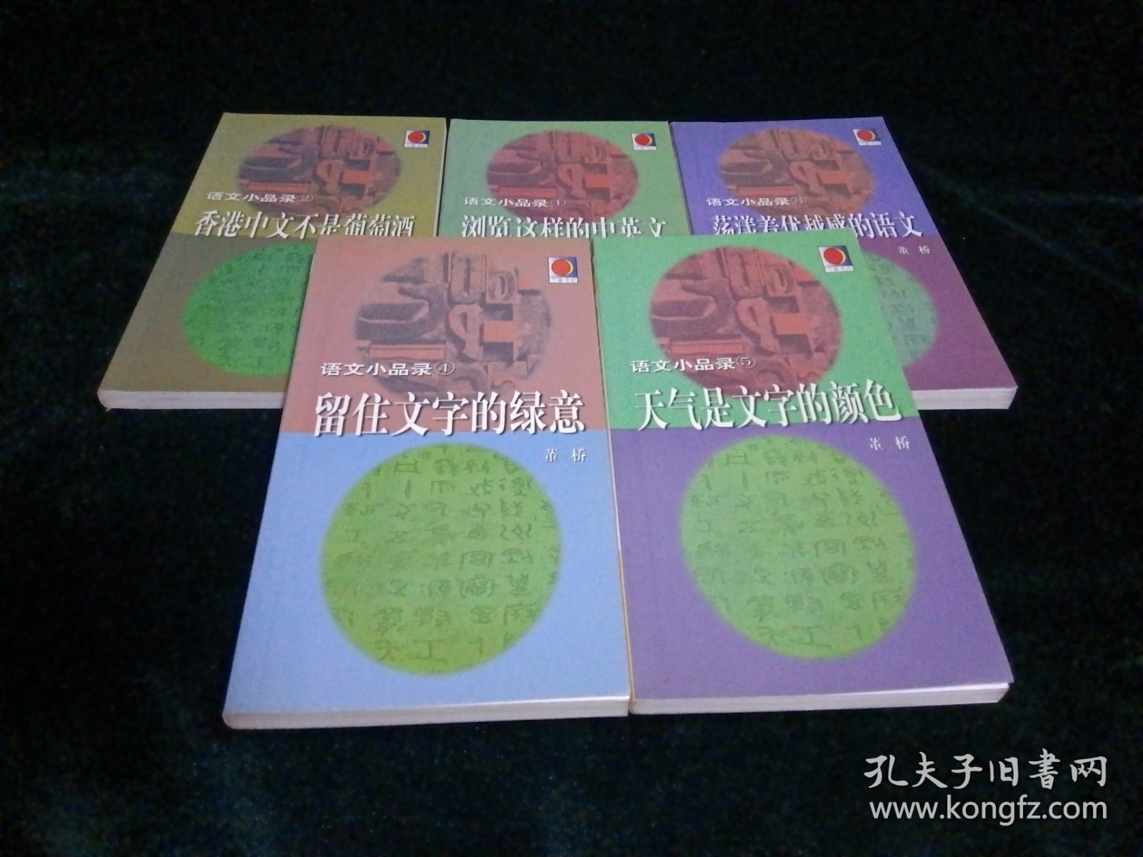 语文小品录（全十册）①浏览这样的中英文②香港中文不是葡萄酒③荡漾着优越感的语文④留住文字的绿意⑤天气是文字的颜色⑥新闻是历史的初稿⑦为红袖文化招魂⑧人道是伤春悲秋不长进⑨给自己的笔进补⑩博览一夜书（均1版1印）