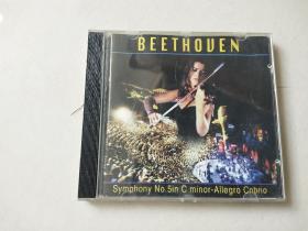 CD光盘     beethoven symphony no 5in c minor-allegro cnbrio 贝多芬 （碟片有小划痕）