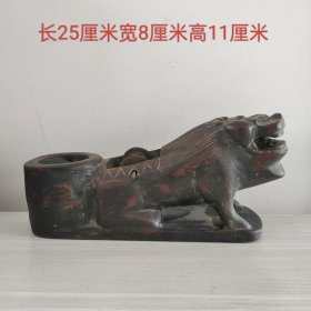 大个狮子木雕老墨斗9701