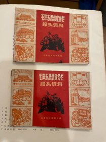 毛泽东思想宣传栏报头资料（1970年一版一印）