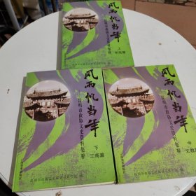 风雨忆当年——昆明市政协文史资料集粹【上中下】上：军政篇、中：文教篇、下；工商篇*