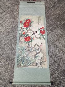 赵捷国画花鸟画精品，立轴原裱包快递发货。