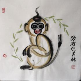 韩美林～国画作品
【尺寸】45/45cm 
【材质】 宣纸～未装裱
【供货】190元/幅
【备注】画片
【包邮】新疆、内蒙、甘肃。等偏远地区需补邮费8元。