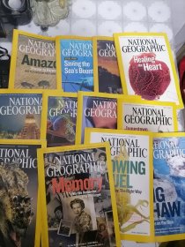 NATIONAL GEOGRAPHIC：美国国家地理英文版2007年1-12期共12册 附带3张地图