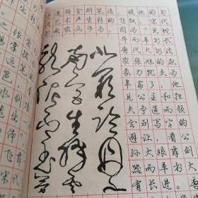 钢笔行书字帖。