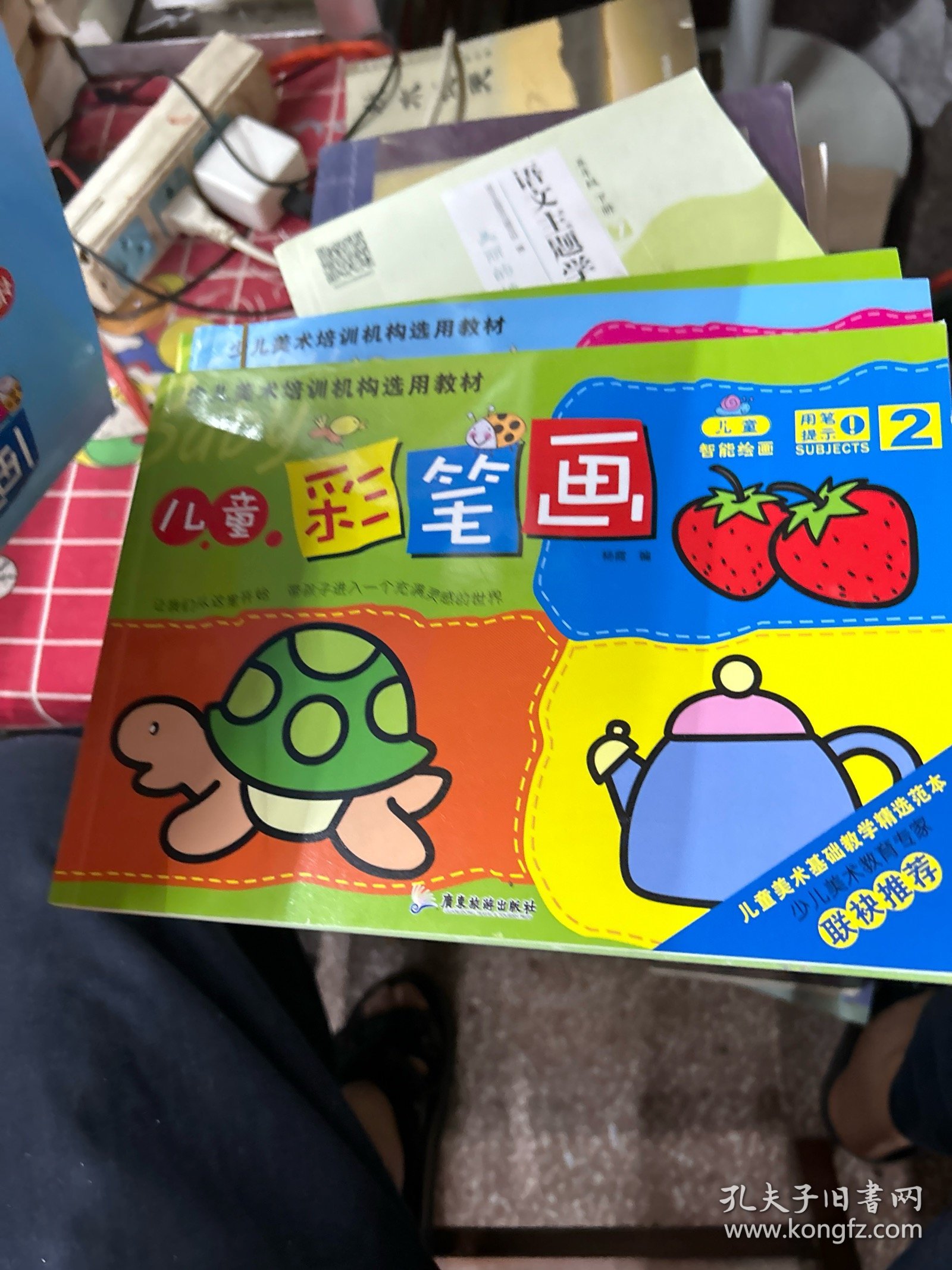 少儿美术培训机构选用教材
儿童彩笔画（1-6册）