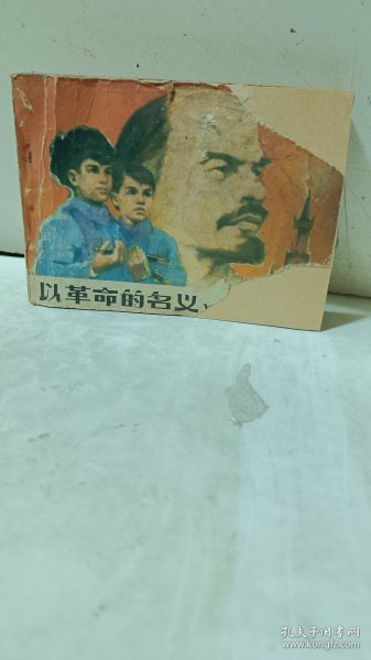 连环画《以革命的名义》人民美术出版社出版，64开/174页，价15米（不包邮）阳台左边书堆1号纸箱