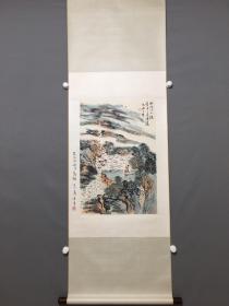 画心尺寸68x45，纯手绘作品，手工装裱，精品立轴