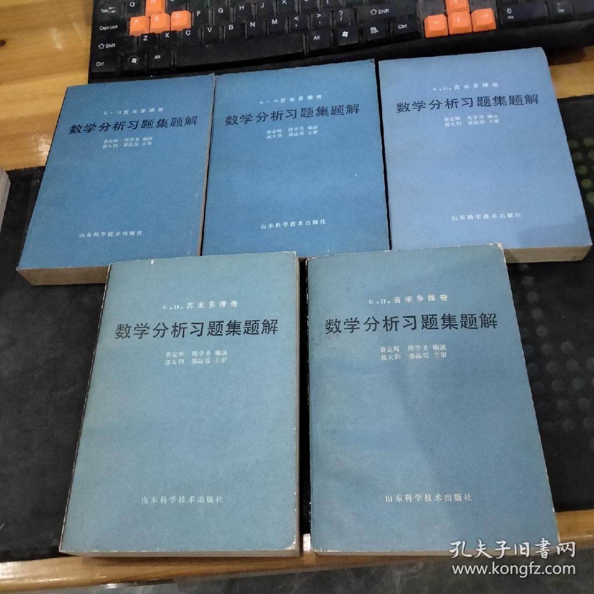 数学分析习题集题解  一，二，三，四，五册