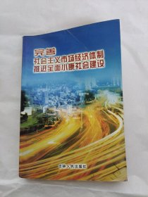 完善社会主义市场经济体制推进全面小康社会建设