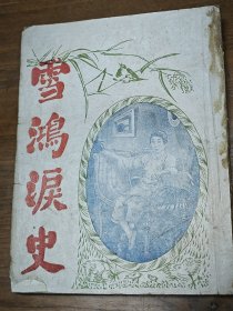 封面漂亮，徐枕亚名作《雪鸿泪史》。