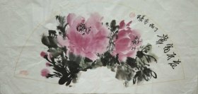 画家李香(信息不详)花鸟作品:花开富贵