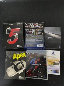 光盘 ：GRAN TURISMO（5） 1碟盒装 附游戏说明书+外盒套 以实拍图购买
