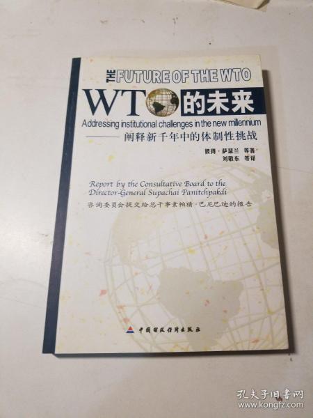 WTO的未来：阐释新千年中的体制性挑战