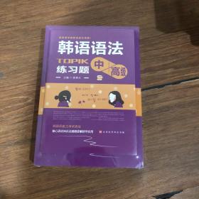 韩语语法书中高级韩国语实用语法教程TOPIK中高级韩语语法词典韩语入门自学教材