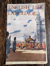 +《ENGLISH LIFE LANGUAGE》1946年第五期 英国文化委员会（英国文化委员会是英国促进文化教育和科学国际合作的独立机构。1934 年成立。）赠中国书籍 有赠书章 （本期内容有皇家海军 皇家科学院 议会等内容）