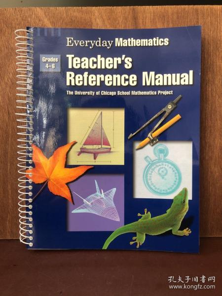 Grades 4-6: Everyday Mathematics Teacher's Reference Manual【英文原版】（包邮）