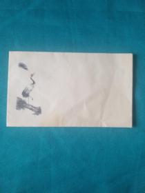 七十年代仙鹤图案信封