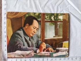 云南大学经济系老教授汤国辉相册:1966年毛主席图片一张出售