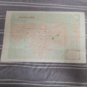 1987年西安市区交通图