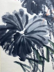 N-5027吴昌硕花卉 四条屏 附画册N-5027137×33cm×4立轴画册37 ，工艺品，自鉴