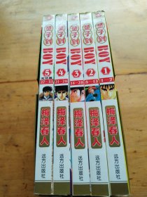 漫画 圣子到 BOY （1-5册完结篇）（6张卡片，带光盘）