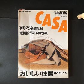 日文设计杂志 casa brutus 1996年【おいしい住居男のキツチン 荒川修作の革命世界】