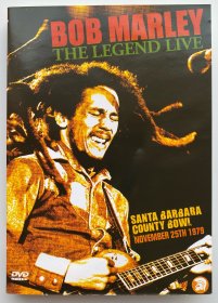 根源雷吉 Bob Marley [鲍勃·马利] 2003年现场视频专辑《The Legend Live at the Santa Barbara County Bowl November 25th 1979》[1979 年 11 月 25 日在圣巴巴拉县立剧院的传奇现场] 欧版DVD*1
推荐语: 英年早逝之前录制的最后几场演出之一!