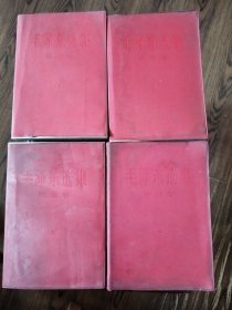 毛泽东选集（红塑皮）4册全