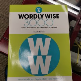 Wordly wise 3000 Direct academic vocabulary instruction forth edition (book6)