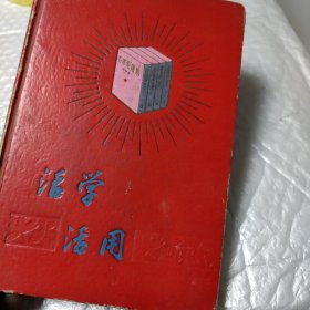 笔记本：活学活用（漆纸面精装语插日记）