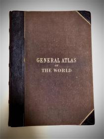 【包邮】1854年英语原版世界通用地图集 General Atlas of the world: containing upwards of seventy maps 1854