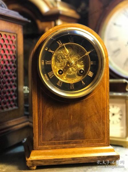 19世纪 实木 机械古董钟