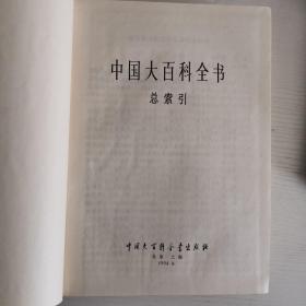 中国大百科全书.总索引