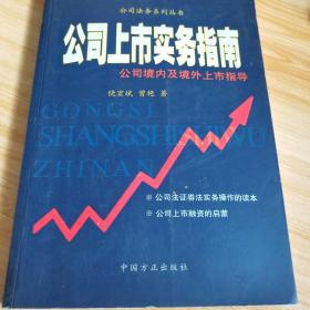 公司上市实务指南：公司境内及境外上市指导——公司法务系列丛书