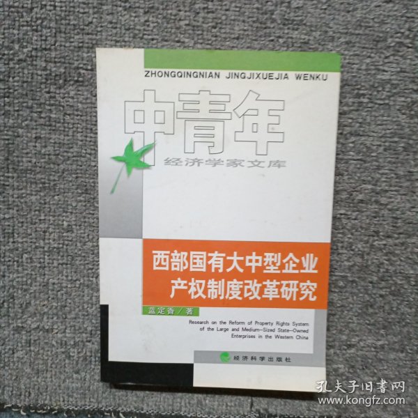 西部国有大中型企业产权制度改革研究